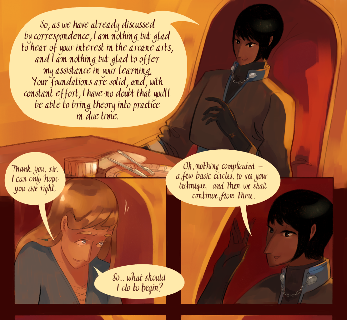 The Gifts of Darkness - Episode 1, Page 27: Chapter 1: The letter, the tower, and the sorcerer