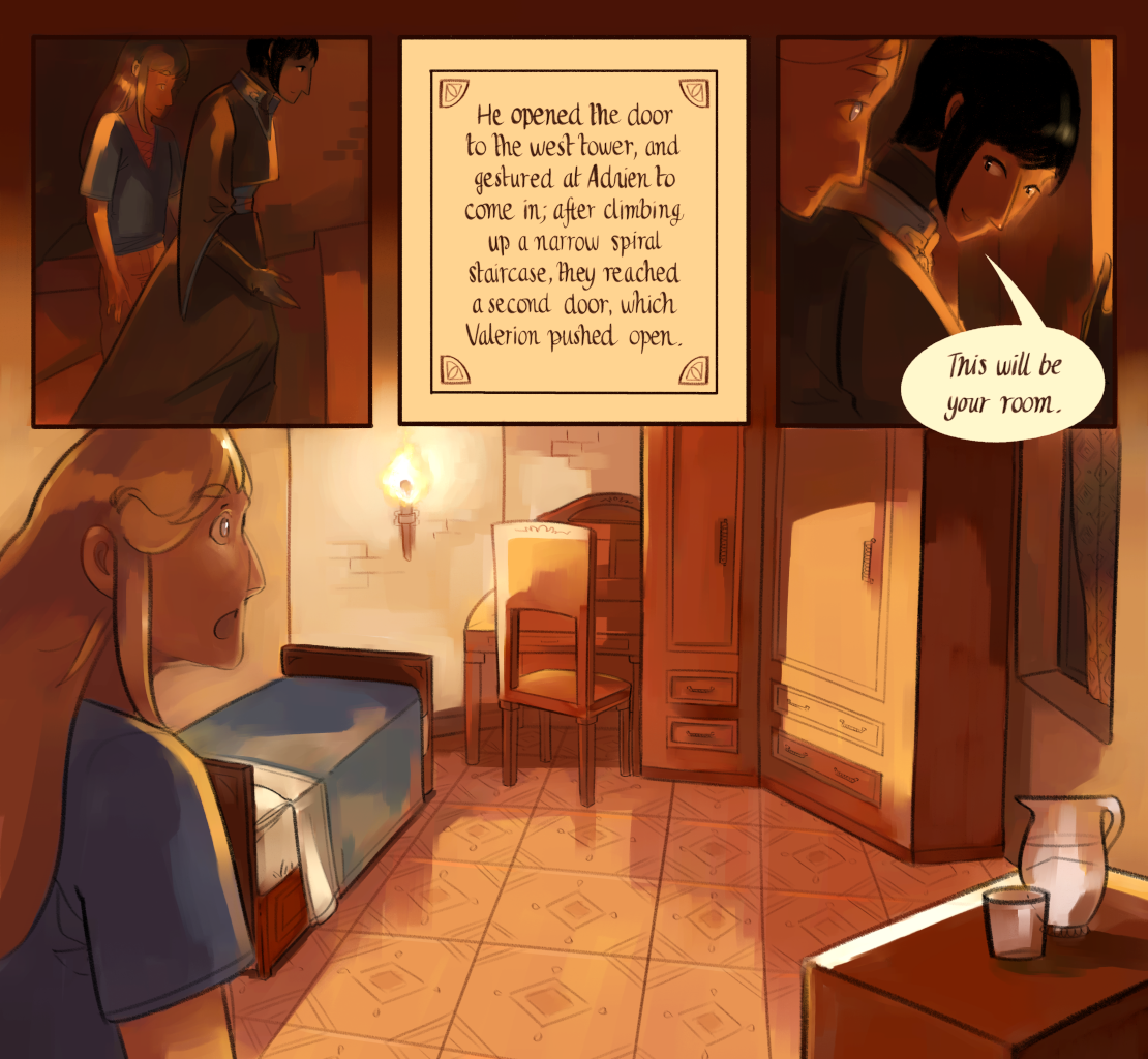 The Gifts of Darkness - Episode 1, Page 31: Chapter 1: The letter, the tower, and the sorcerer