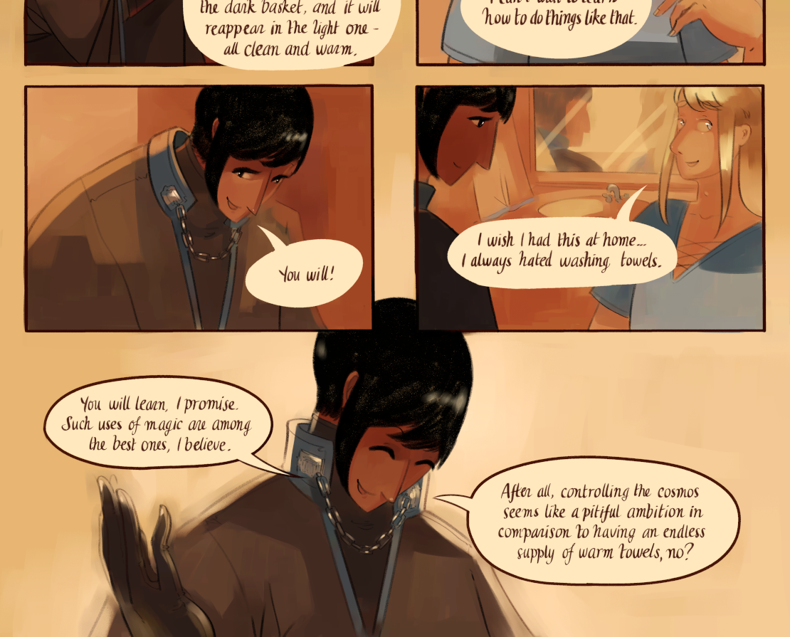 The Gifts of Darkness - Episode 1, Page 32: Chapter 1: The letter, the tower, and the sorcerer