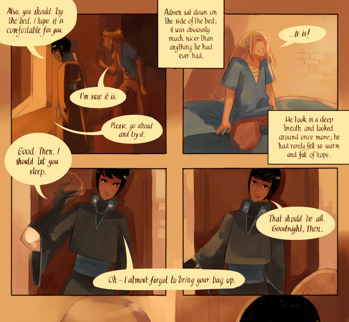 The Gifts of Darkness - Episode 1, Page 33: Chapter 1: The letter, the tower, and the sorcerer