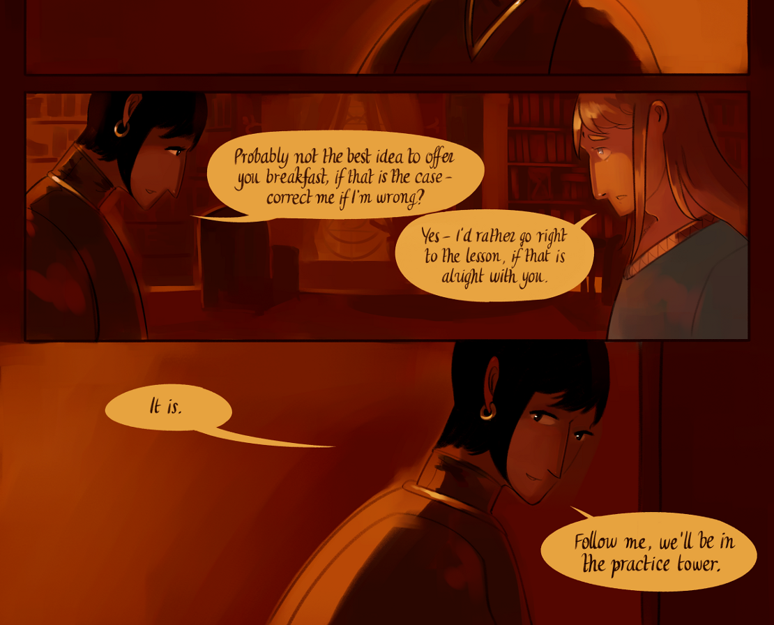 The Gifts of Darkness - Episode 2, Page 4: Chapter 2: The north tower