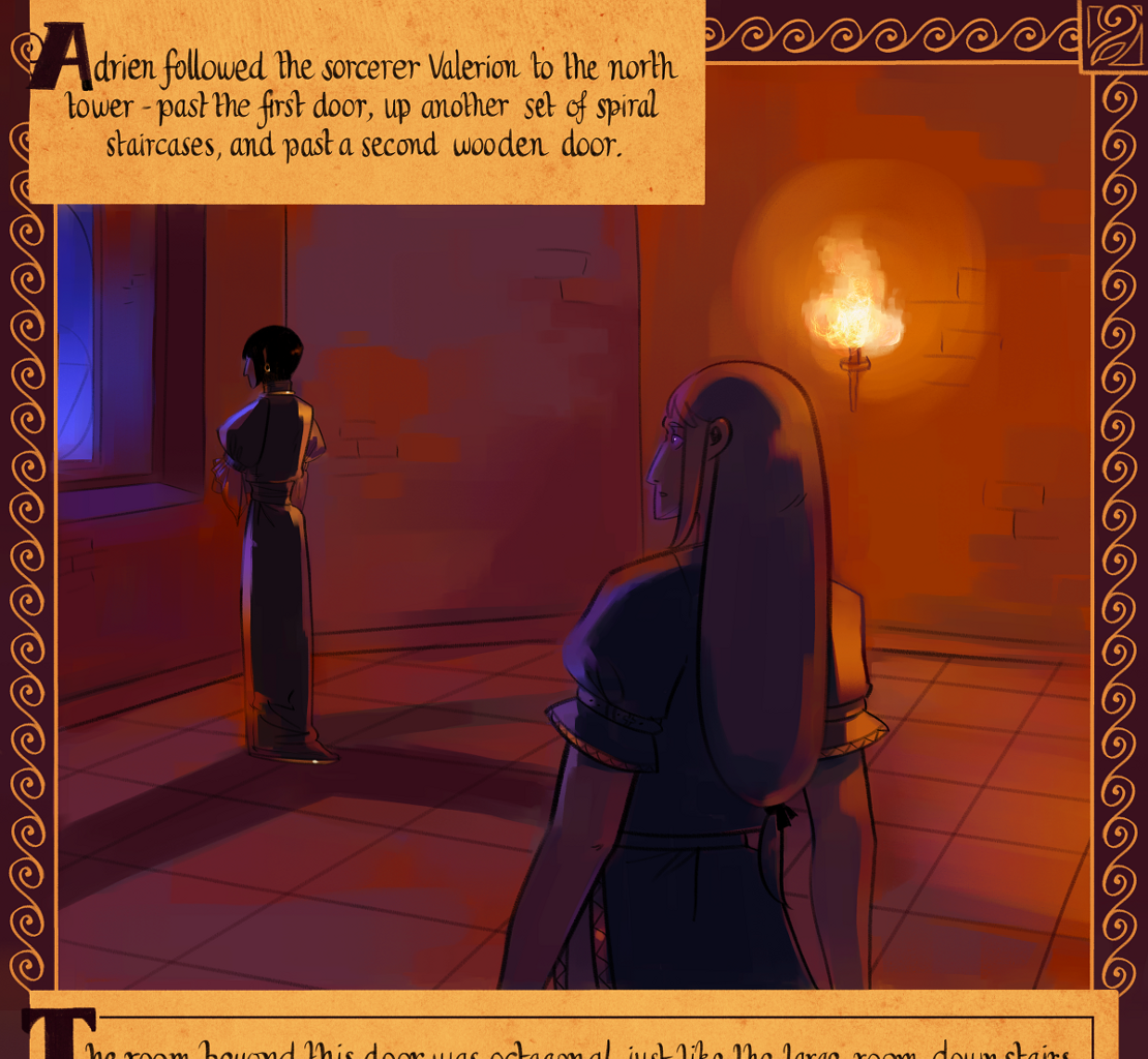 The Gifts of Darkness - Episode 2, Page 5: Chapter 2: The north tower