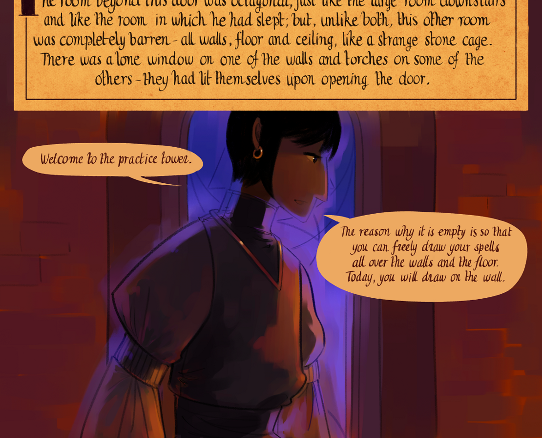 The Gifts of Darkness - Episode 2, Page 5: Chapter 2: The north tower