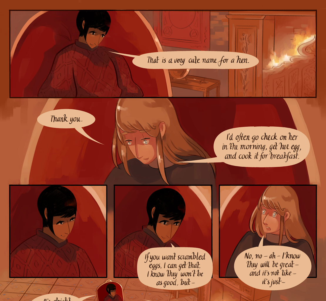 The Gifts of Darkness - Episode 3, Page 10: Chapter 3: Eggshells