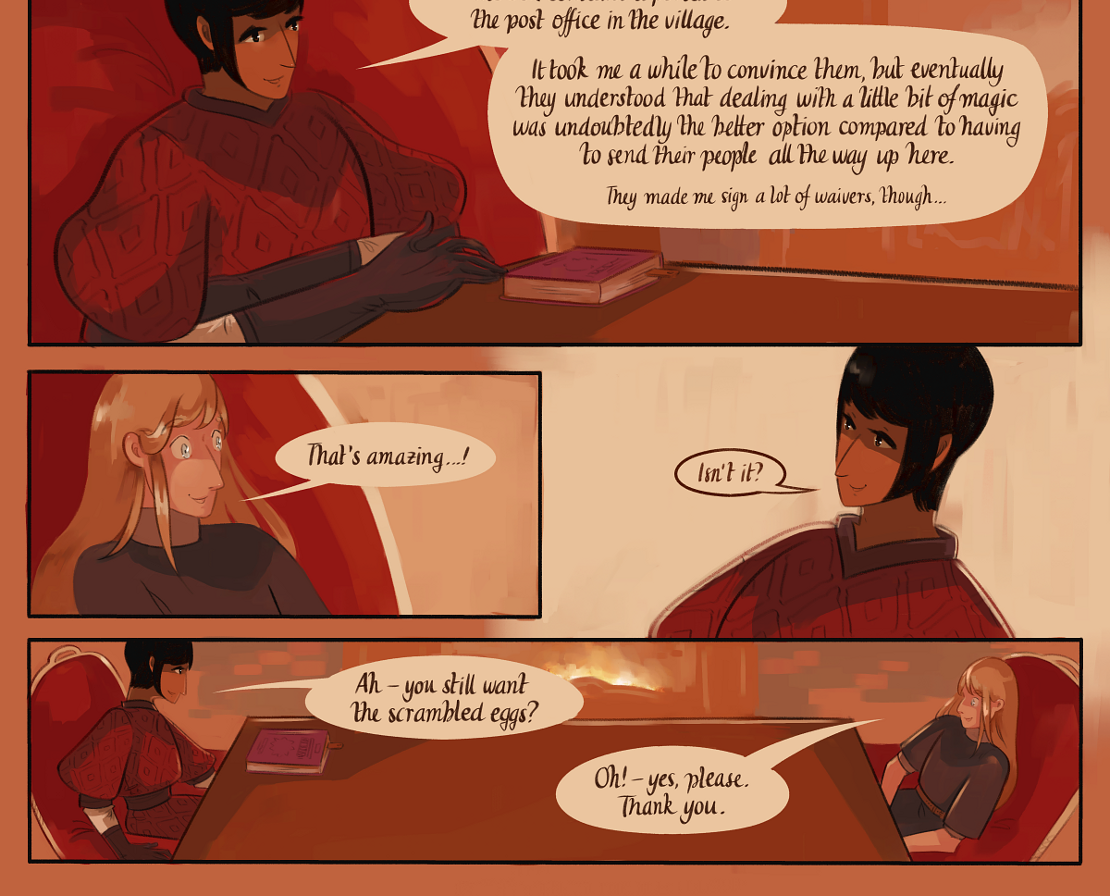 The Gifts of Darkness - Episode 3, Page 11: Chapter 3: Eggshells