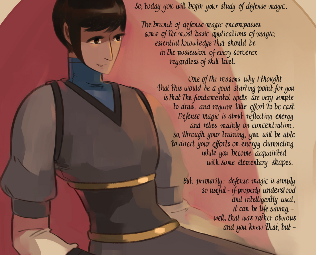 The Gifts of Darkness - Episode 5, Page 3: Chapter 5: Defense magic