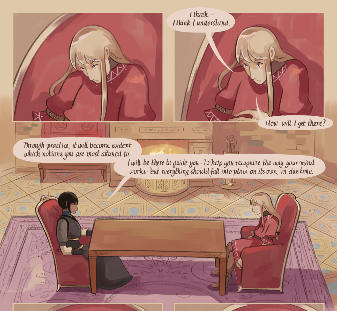 The Gifts of Darkness - Episode 5, Page 8: Chapter 5: Defense magic