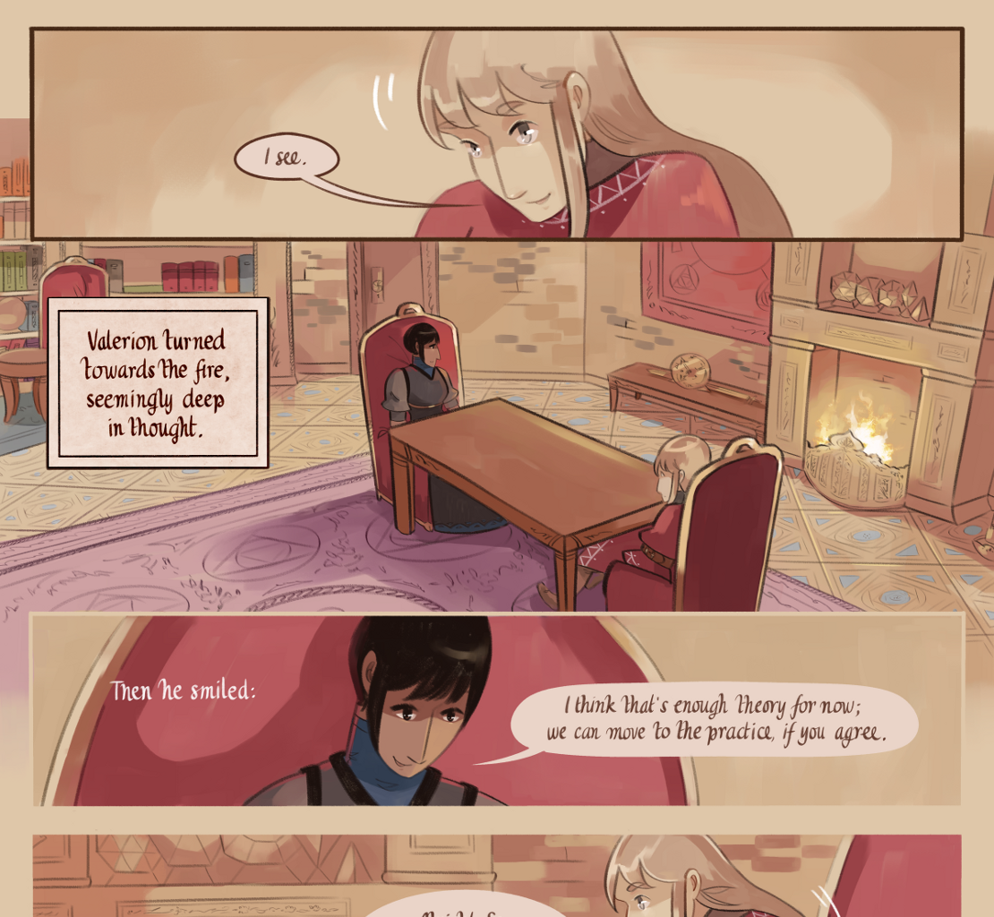 The Gifts of Darkness - Episode 5, Page 9: Chapter 5: Defense magic