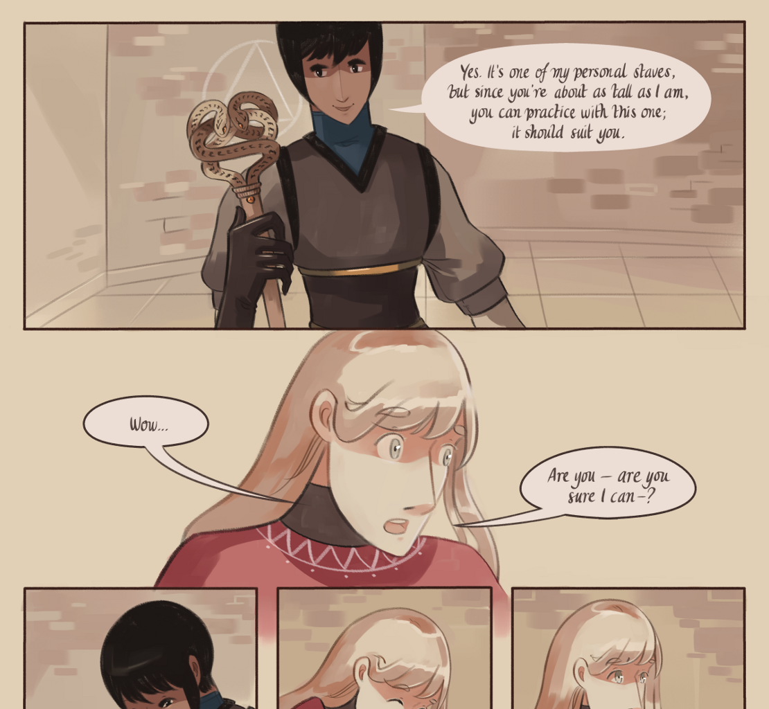 The Gifts of Darkness - Episode 5, Page 13: Chapter 5: Defense magic