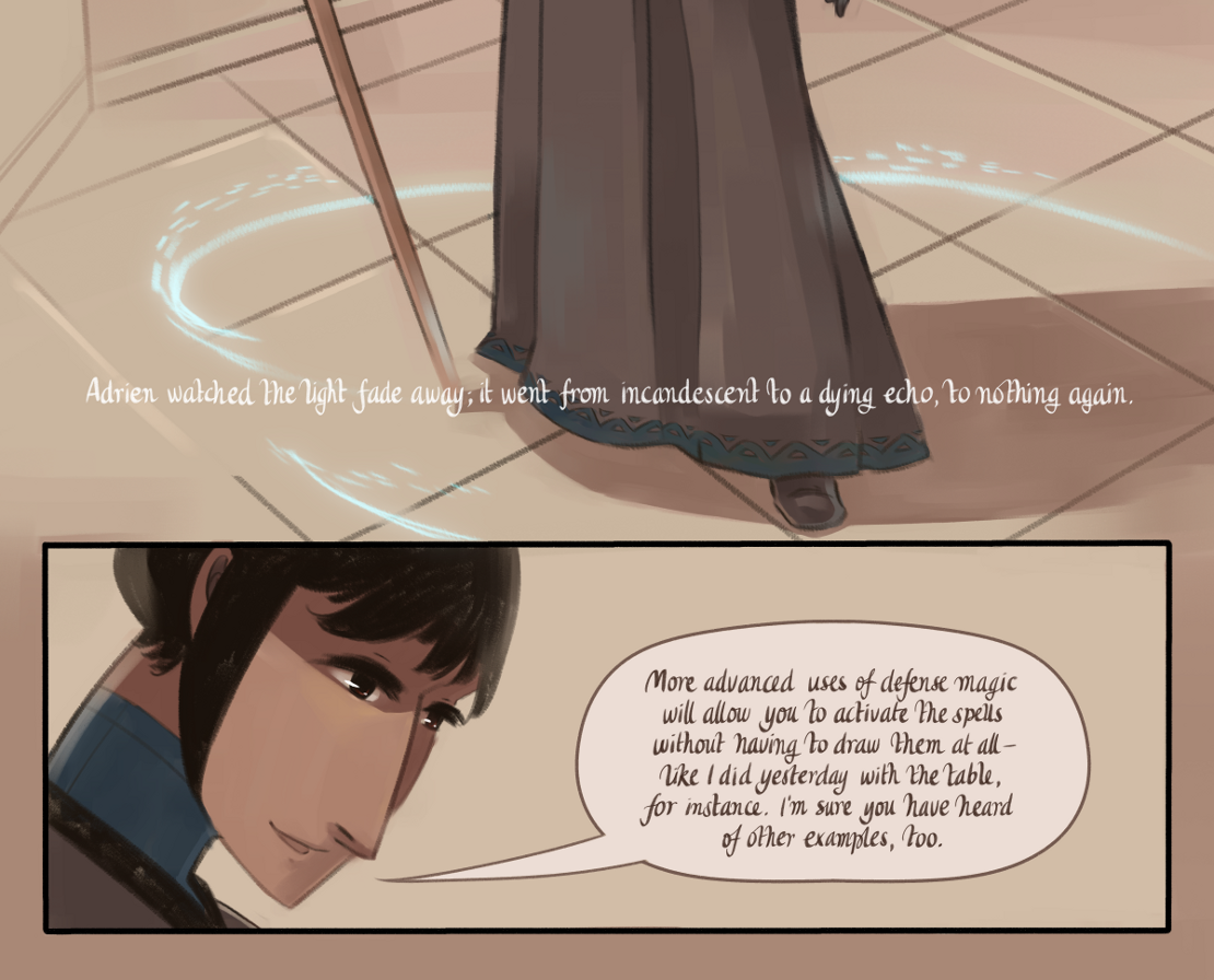 The Gifts of Darkness - Episode 5, Page 17: Chapter 5: Defense magic