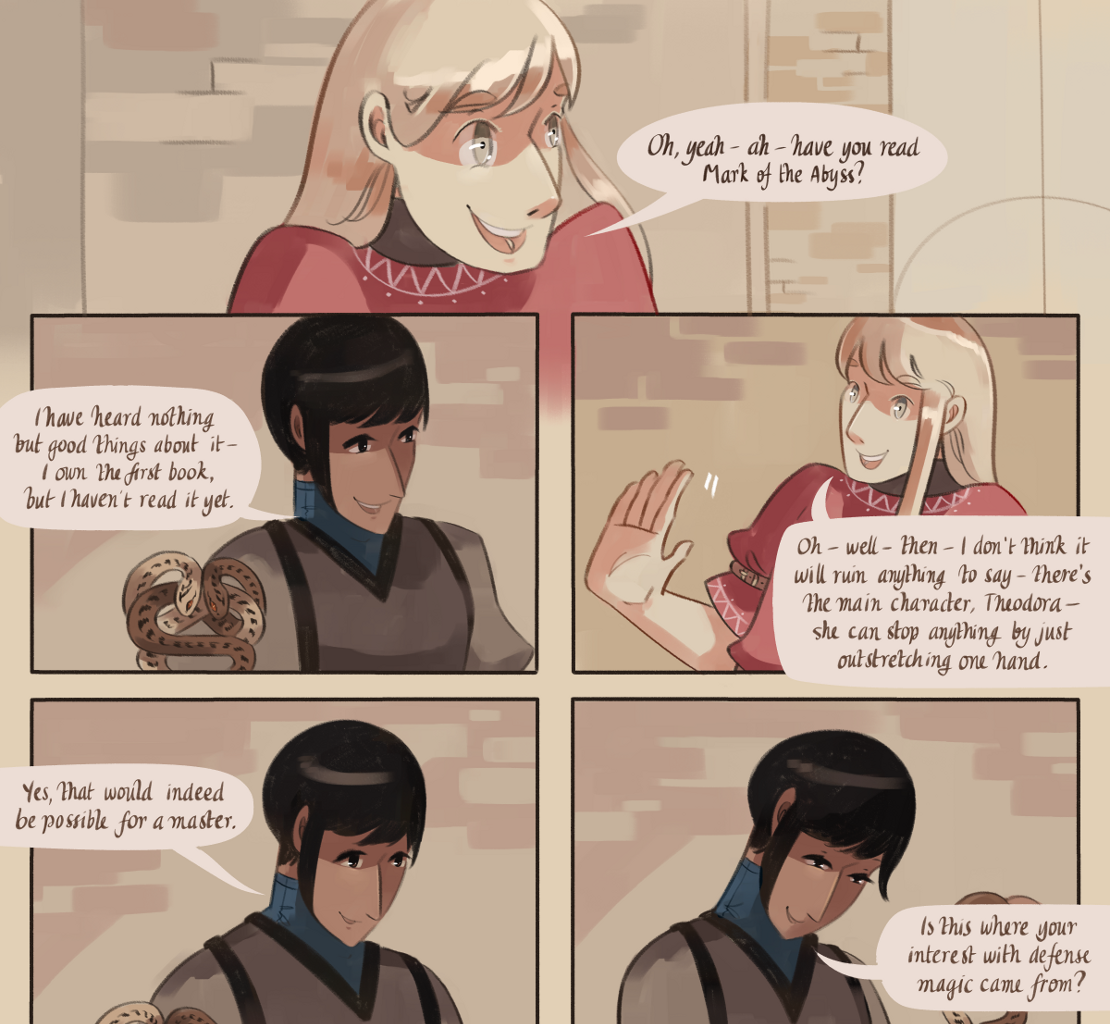 The Gifts of Darkness - Episode 5, Page 18: Chapter 5: Defense magic