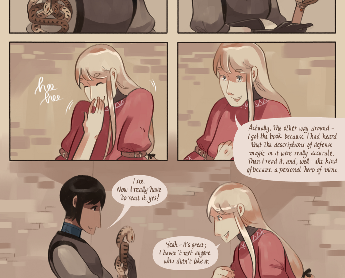 The Gifts of Darkness - Episode 5, Page 18: Chapter 5: Defense magic