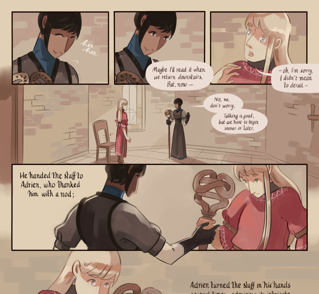 The Gifts of Darkness - Episode 5, Page 19: Chapter 5: Defense magic