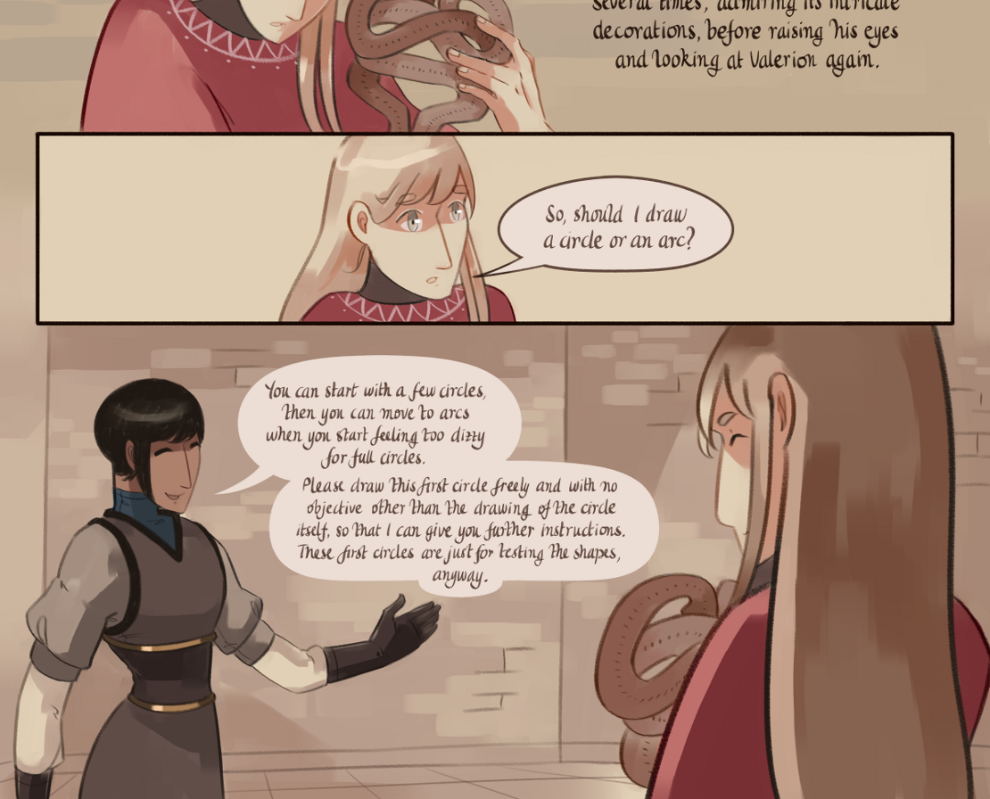 The Gifts of Darkness - Episode 5, Page 19: Chapter 5: Defense magic
