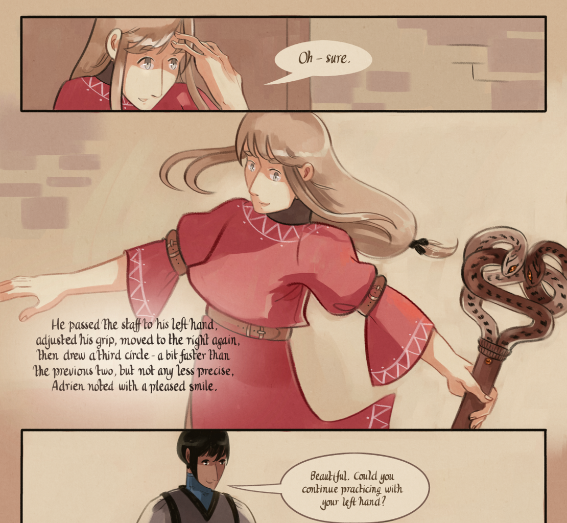 The Gifts of Darkness - Episode 5, Page 23: Chapter 5: Defense magic