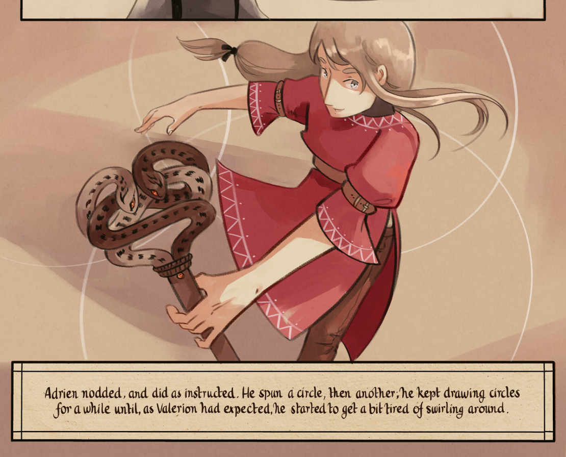The Gifts of Darkness - Episode 5, Page 23: Chapter 5: Defense magic