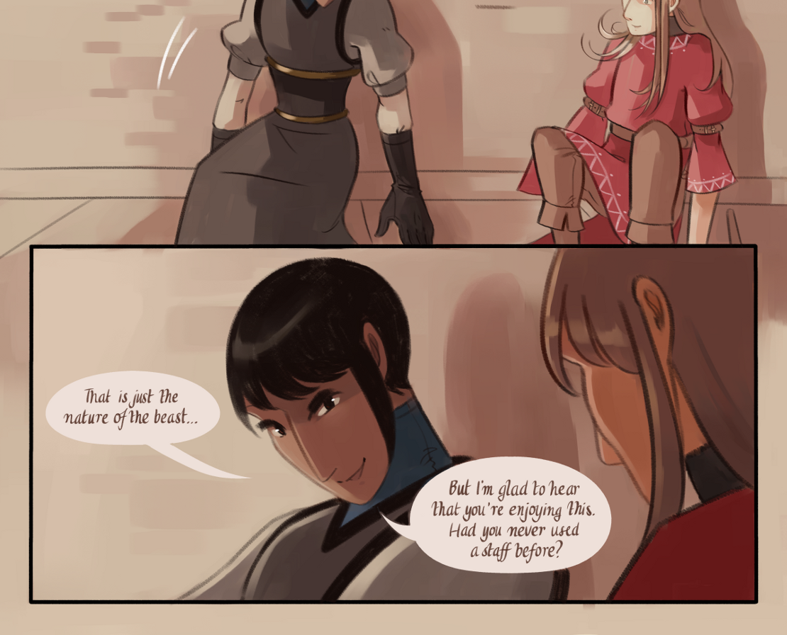 The Gifts of Darkness - Episode 5, Page 24: Chapter 5: Defense magic