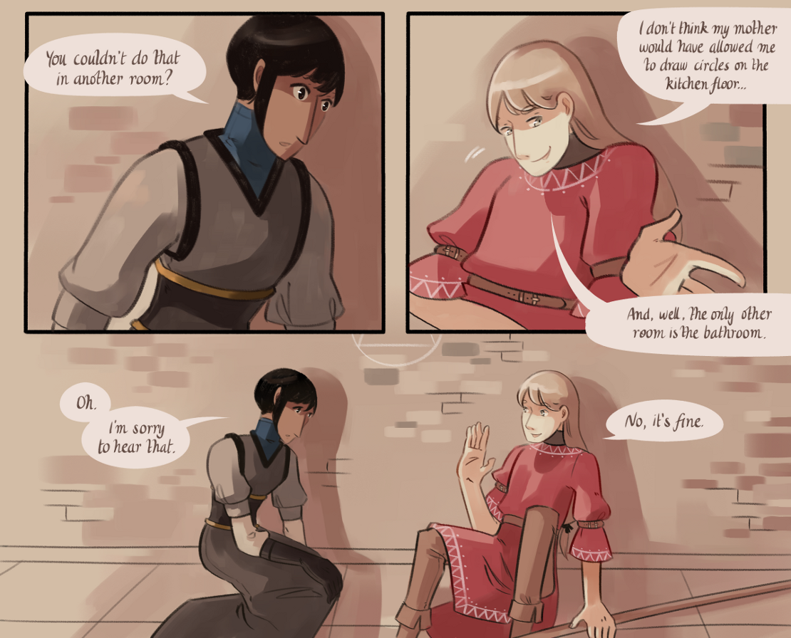 The Gifts of Darkness - Episode 5, Page 25: Chapter 5: Defense magic