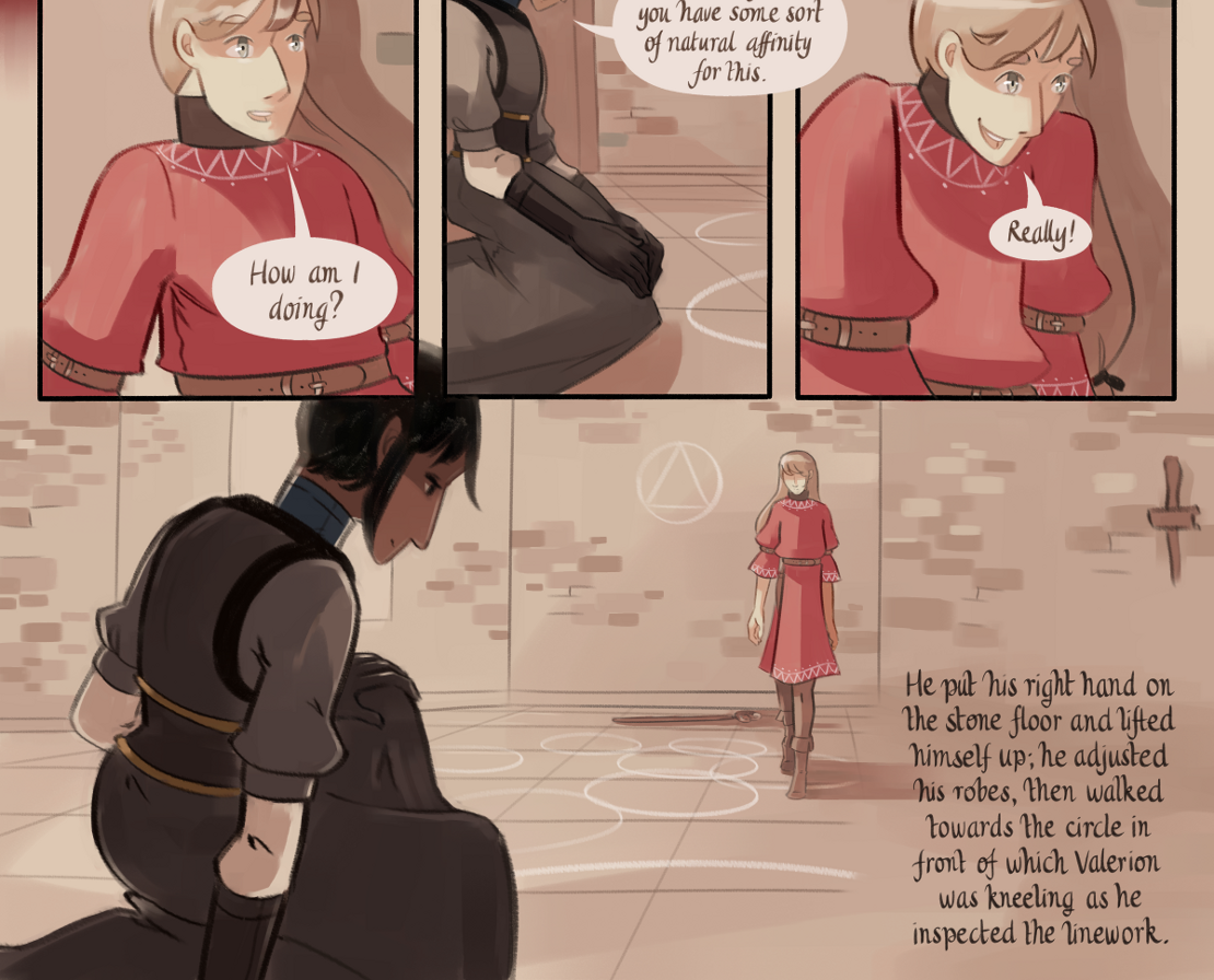 The Gifts of Darkness - Episode 5, Page 26: Chapter 5: Defense magic