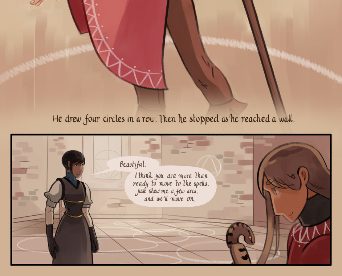 The Gifts of Darkness - Episode 5, Page 28: Chapter 5: Defense magic