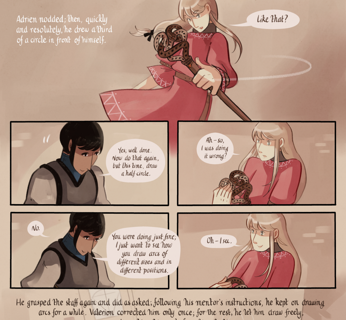 The Gifts of Darkness - Episode 5, Page 29: Chapter 5: Defense magic