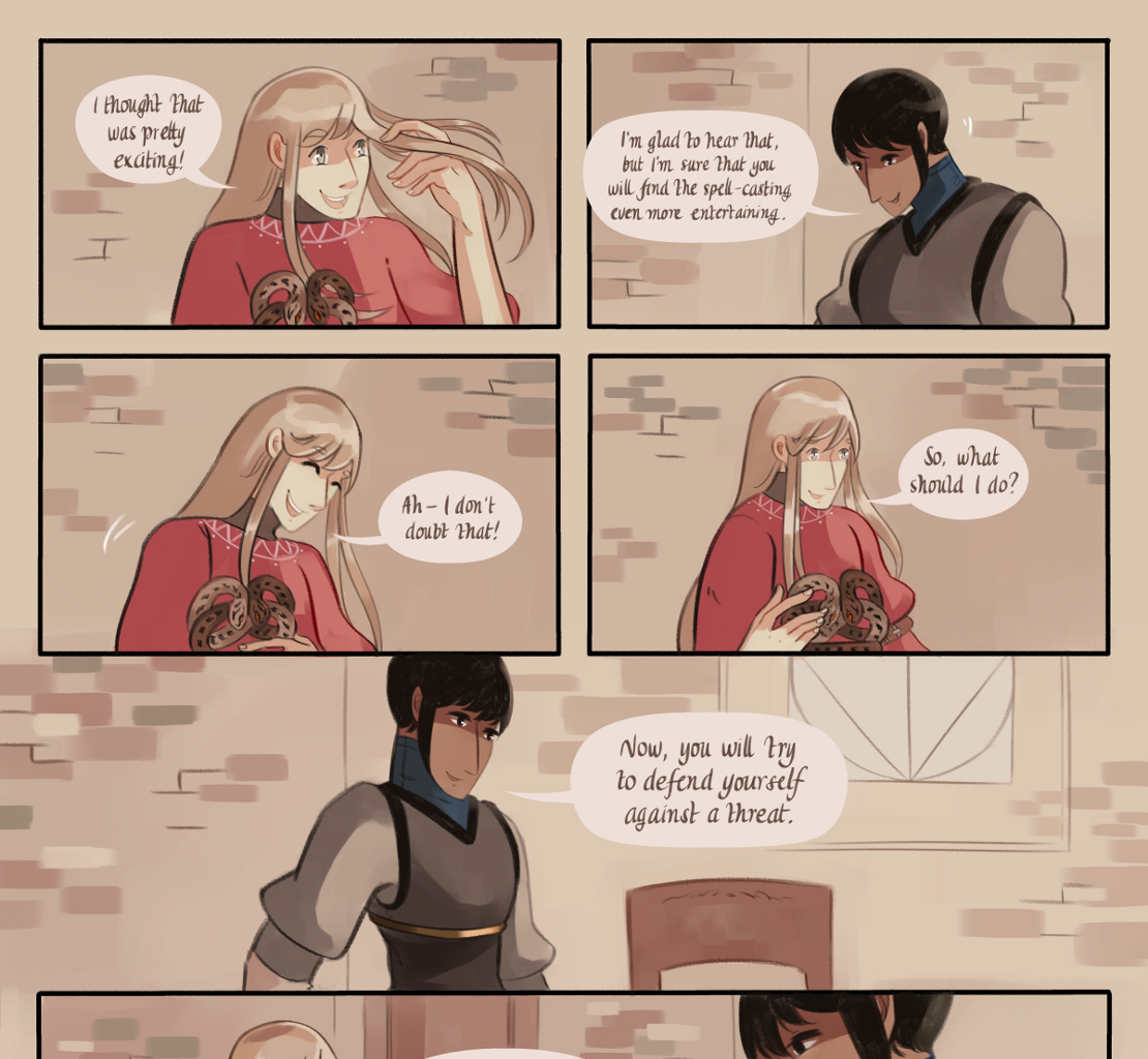 The Gifts of Darkness - Episode 5, Page 30: Chapter 5: Defense magic