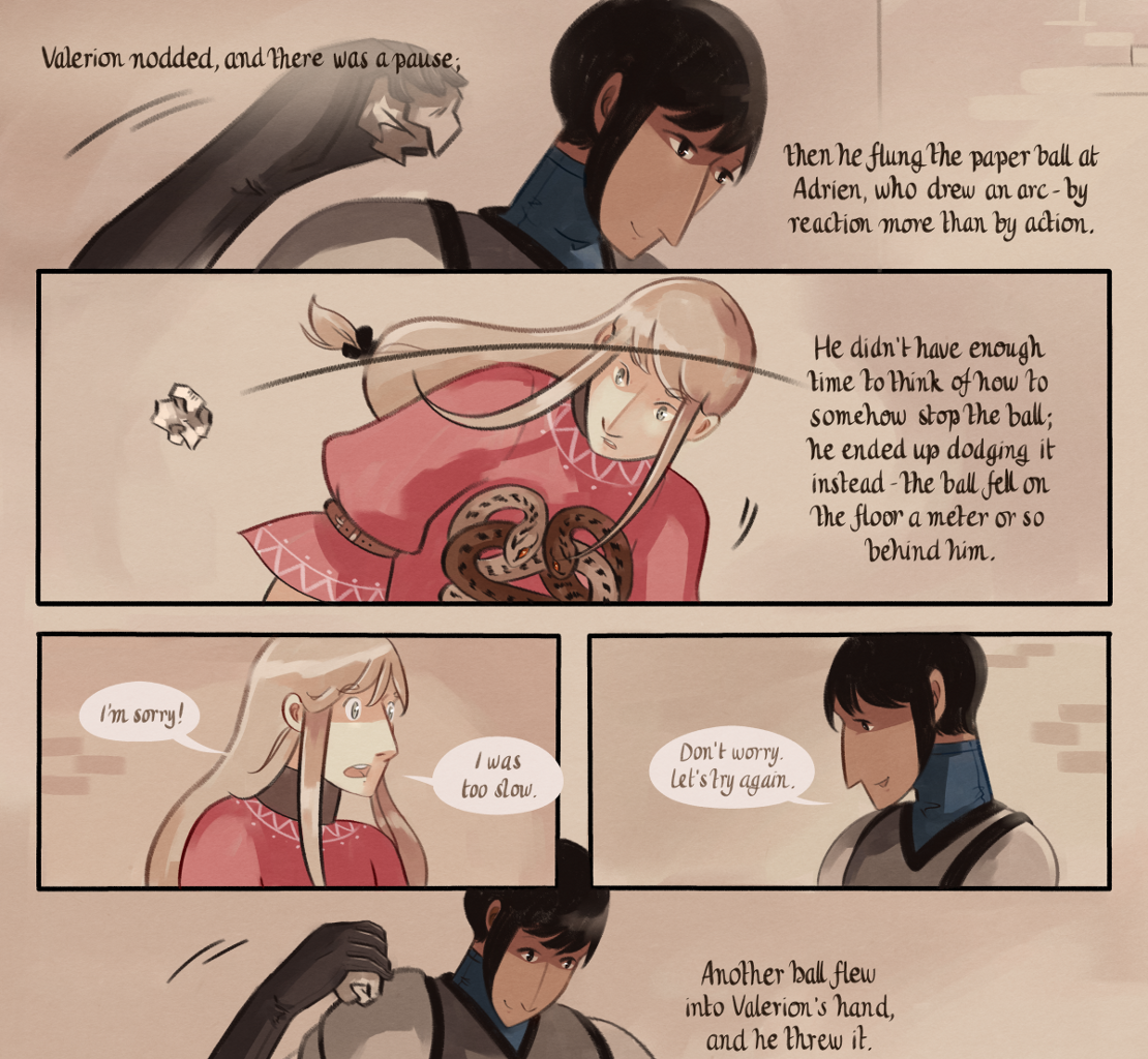 The Gifts of Darkness - Episode 5, Page 32: Chapter 5: Defense magic