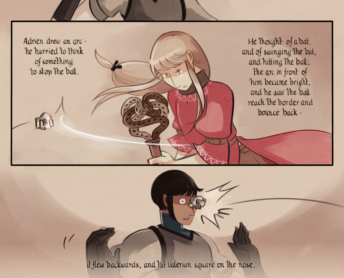 The Gifts of Darkness - Episode 5, Page 32: Chapter 5: Defense magic