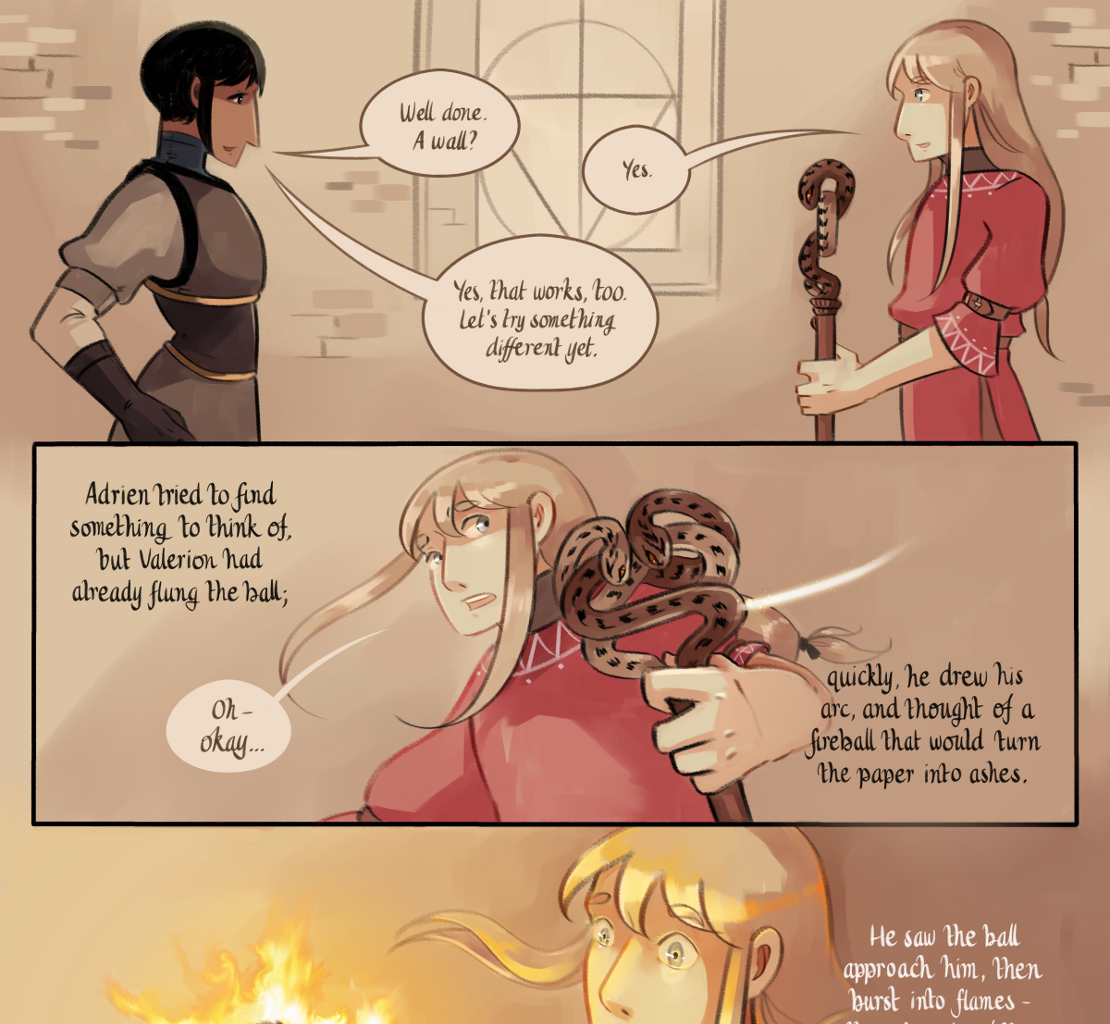 The Gifts of Darkness - Episode 5, Page 36: Chapter 5: Defense magic