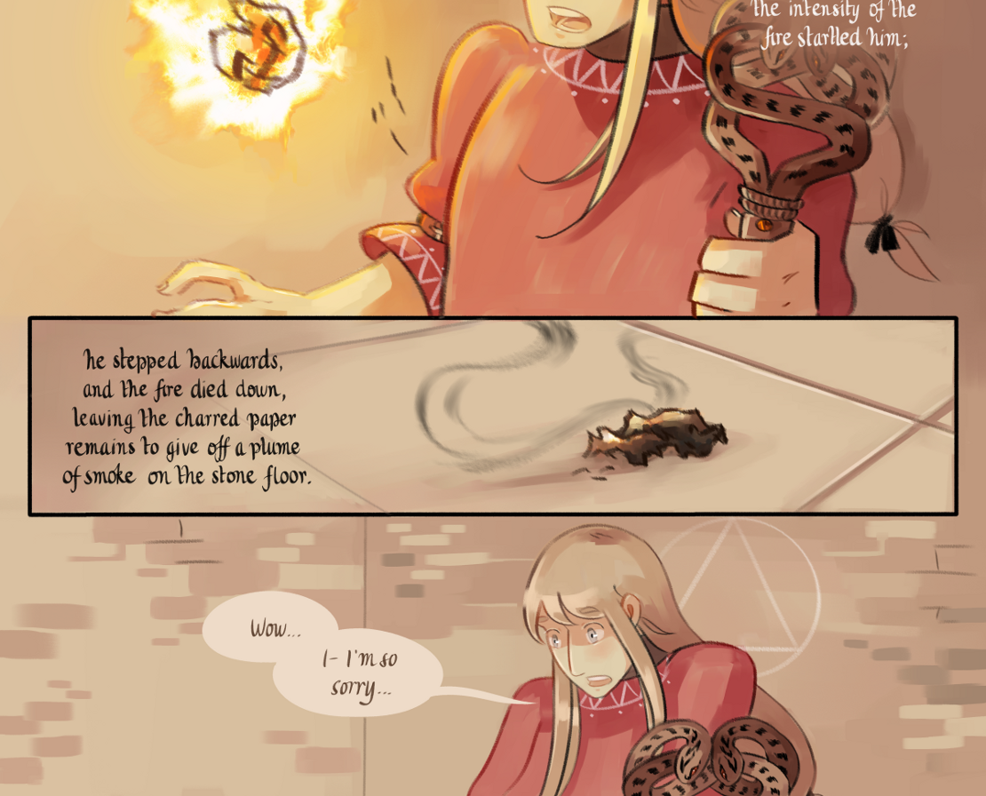 The Gifts of Darkness - Episode 5, Page 36: Chapter 5: Defense magic