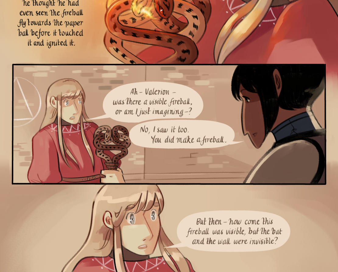 The Gifts of Darkness - Episode 5, Page 37: Chapter 5: Defense magic