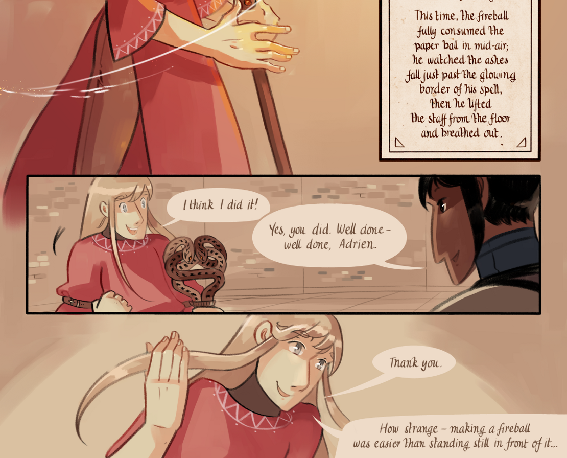 The Gifts of Darkness - Episode 5, Page 39: Chapter 5: Defense magic