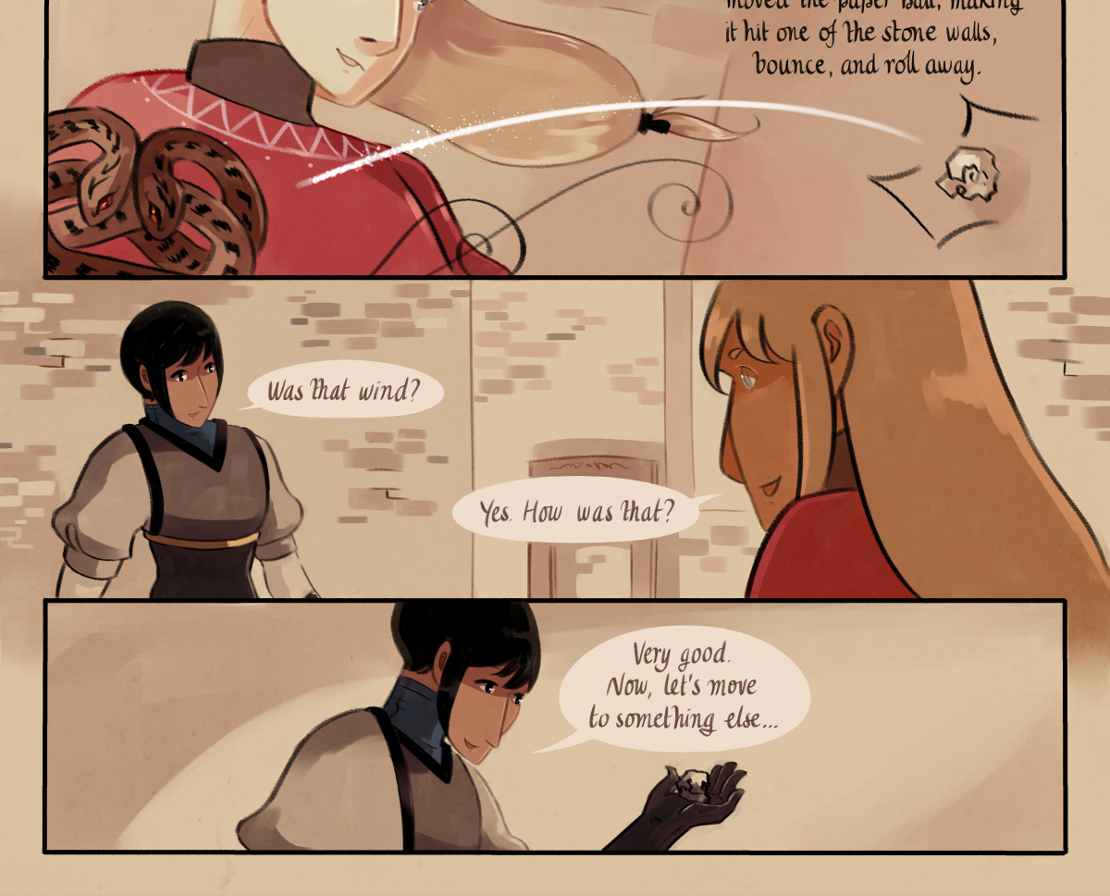 The Gifts of Darkness - Episode 5, Page 40: Chapter 5: Defense magic