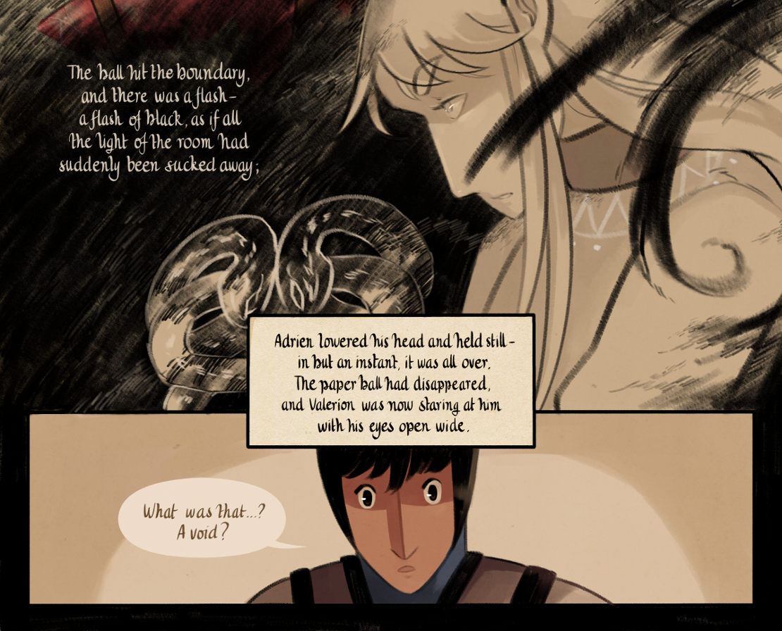 The Gifts of Darkness - Episode 5, Page 42: Chapter 5: Defense magic