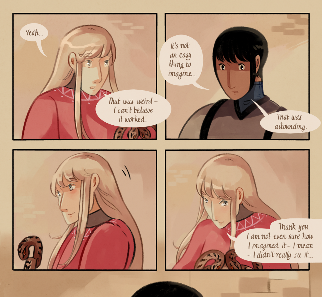 The Gifts of Darkness - Episode 5, Page 43: Chapter 5: Defense magic