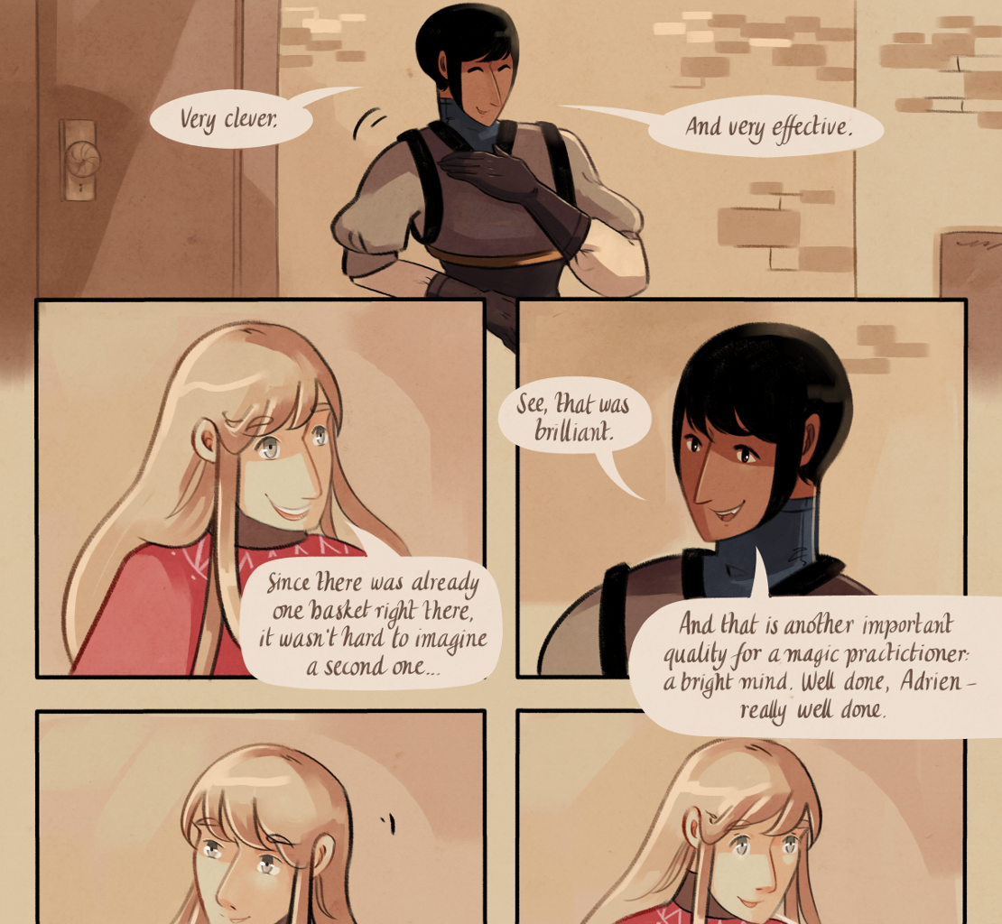 The Gifts of Darkness - Episode 5, Page 45: Chapter 5: Defense magic