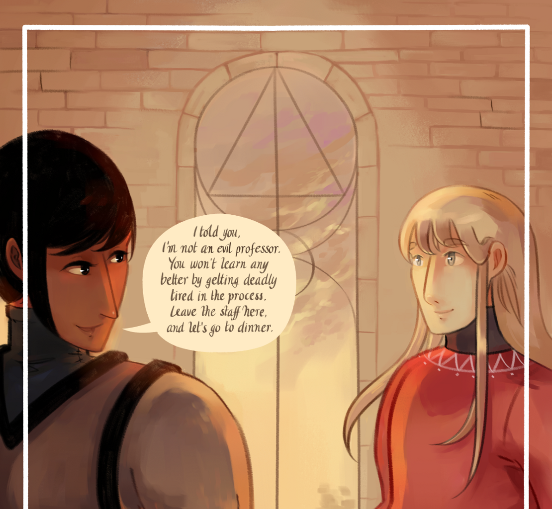 The Gifts of Darkness - Episode 5, Page 49: Chapter 5: Defense magic