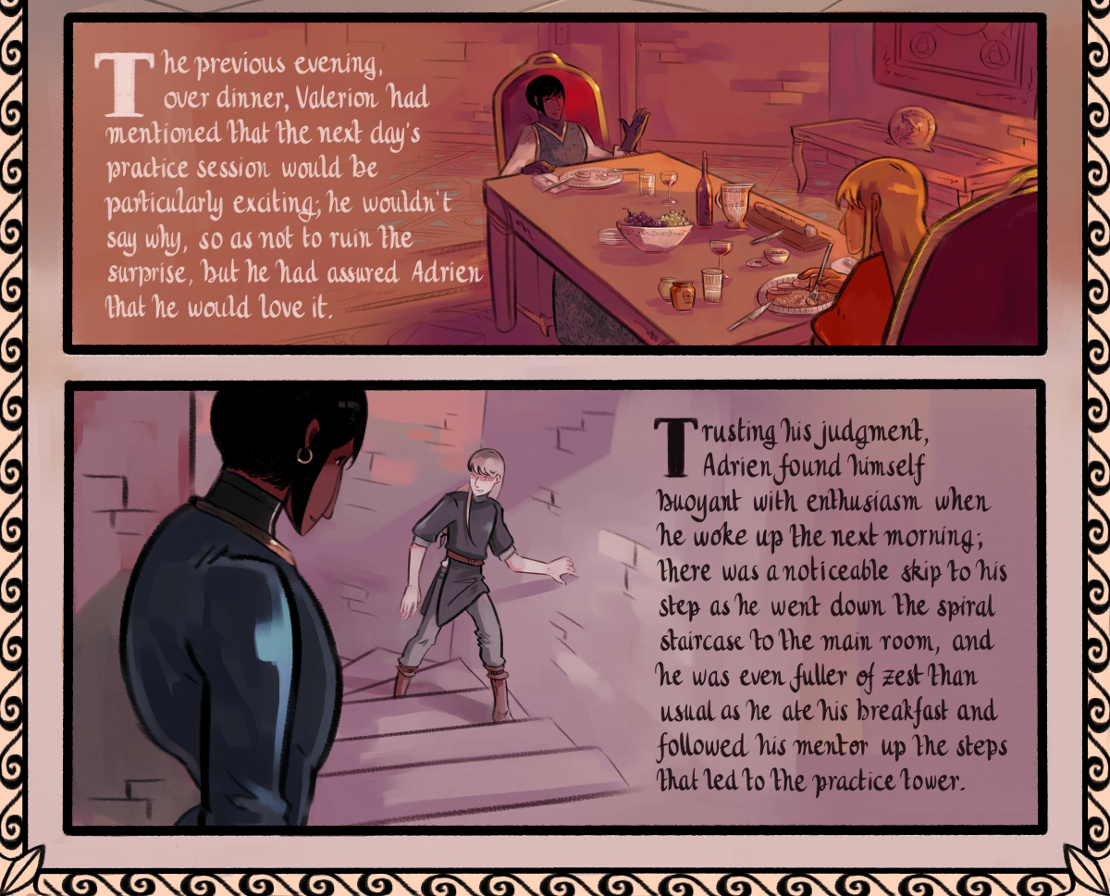 The Gifts of Darkness - Episode 6, Page 2: Chapter 6: The strength of the porcupine