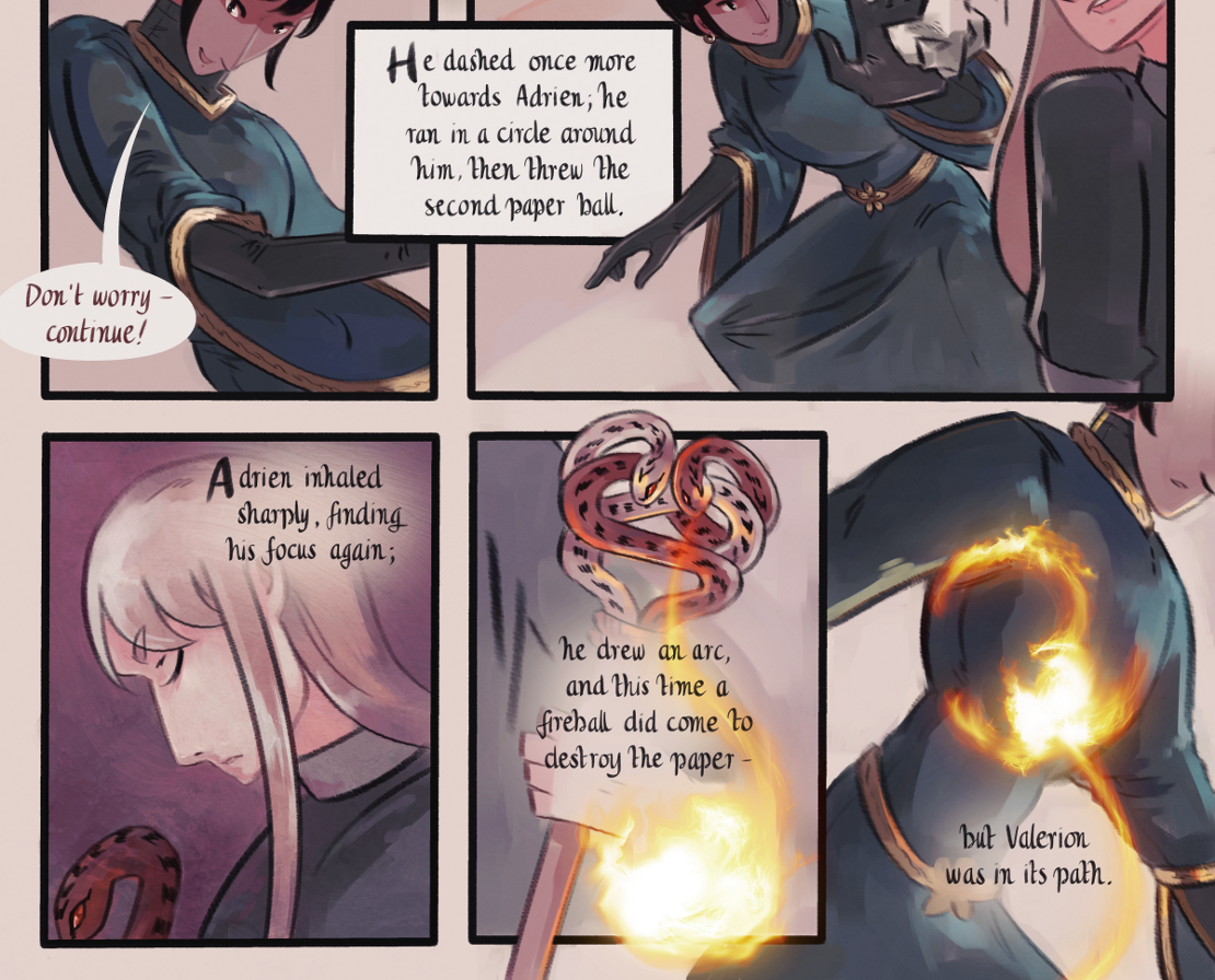 The Gifts of Darkness - Episode 6, Page 5: Chapter 6: The strength of the porcupine