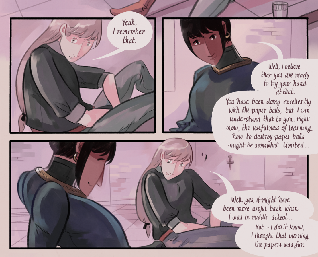 The Gifts of Darkness - Episode 6, Page 12: Chapter 6: The strength of the porcupine