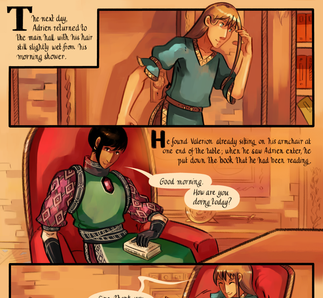 The Gifts of Darkness - Episode 7, Page 2: Chapter 7: The clearing in the woods