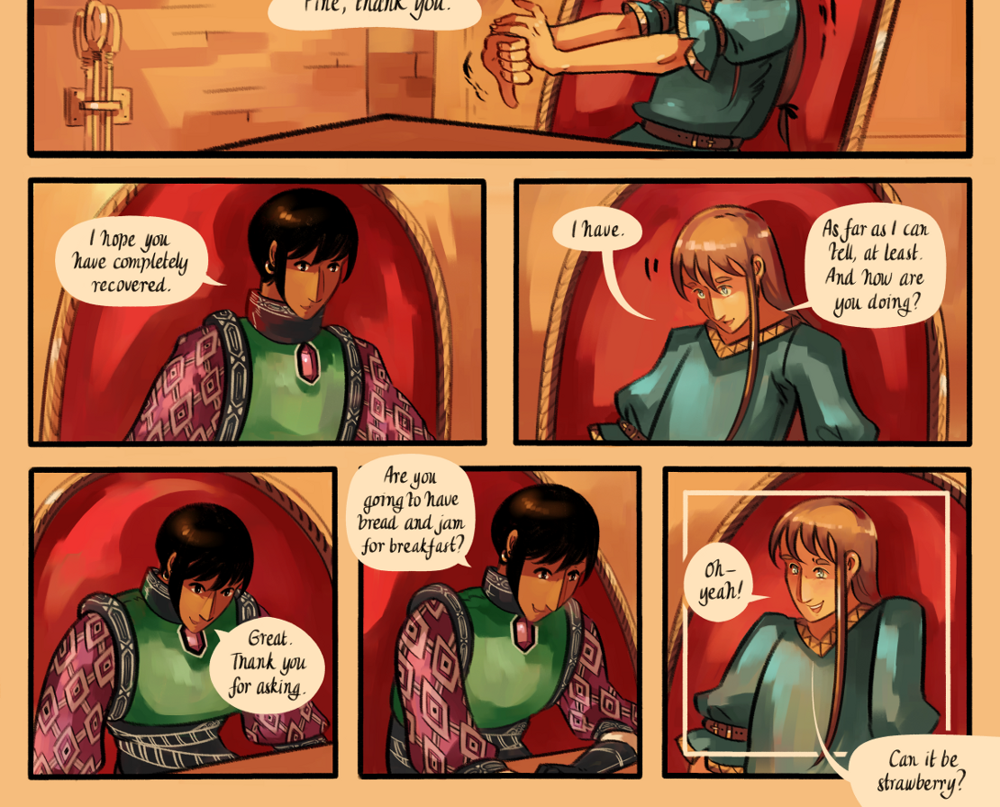 The Gifts of Darkness - Episode 7, Page 2: Chapter 7: The clearing in the woods