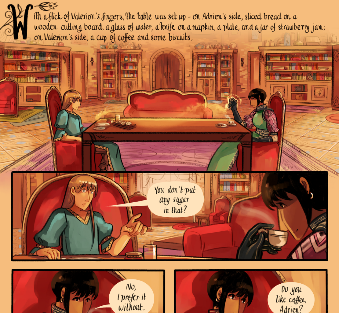 The Gifts of Darkness - Episode 7, Page 3: Chapter 7: The clearing in the woods