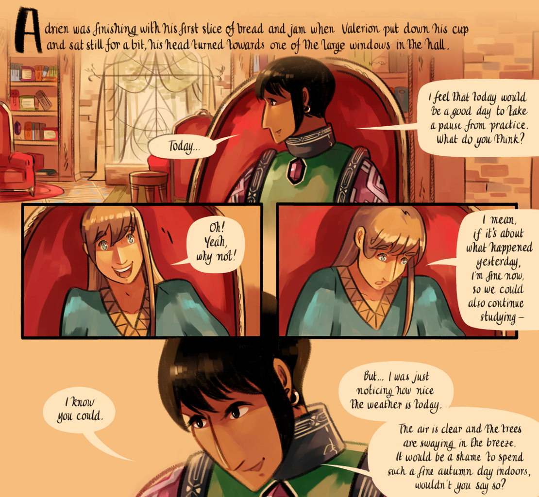 The Gifts of Darkness - Episode 7, Page 4: Chapter 7: The clearing in the woods