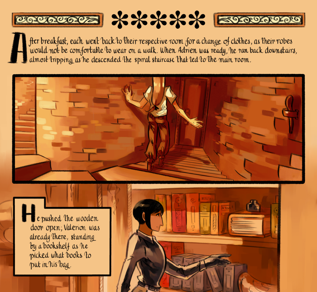 The Gifts of Darkness - Episode 7, Page 5: Chapter 7: The clearing in the woods