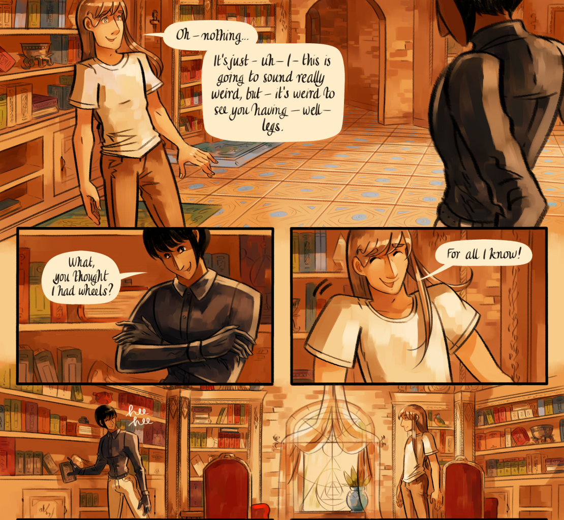 The Gifts of Darkness - Episode 7, Page 6: Chapter 7: The clearing in the woods