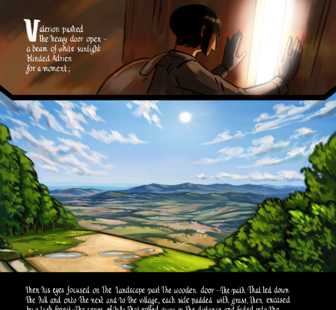 The Gifts of Darkness - Episode 7, Page 8: Chapter 7: The clearing in the woods