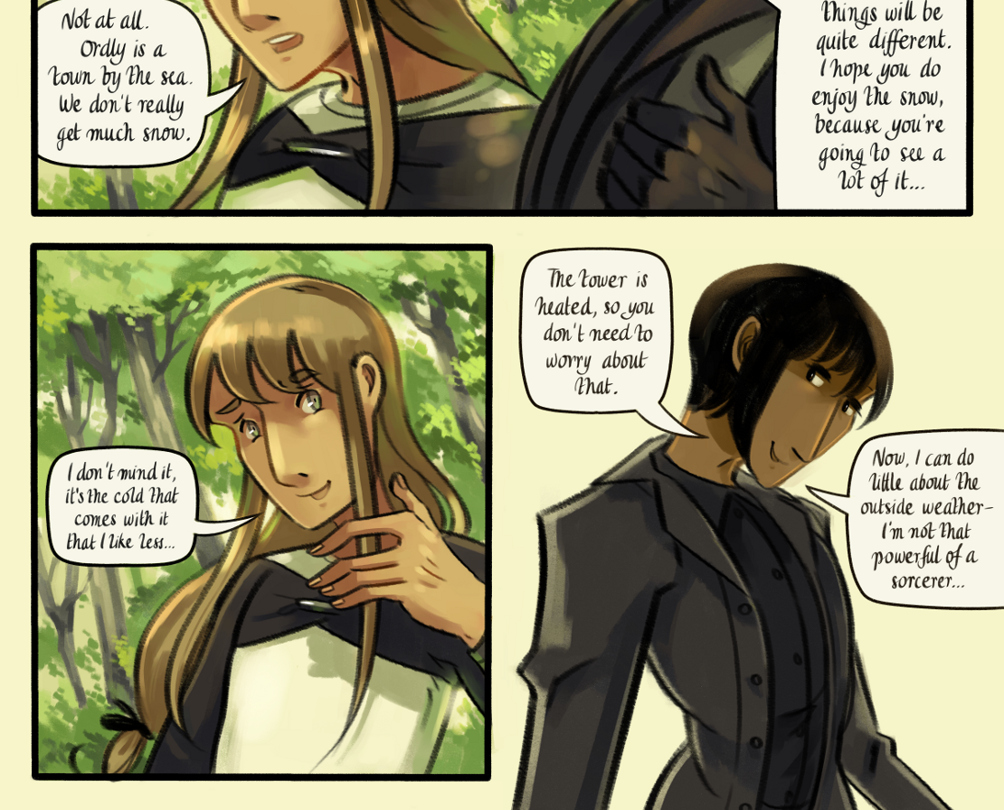 The Gifts of Darkness - Episode 7, Page 10: Chapter 7: The clearing in the woods