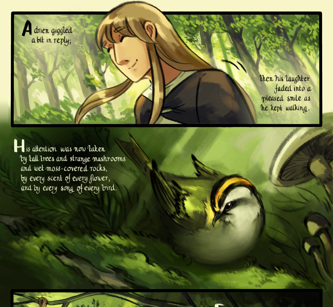 The Gifts of Darkness - Episode 7, Page 11: Chapter 7: The clearing in the woods