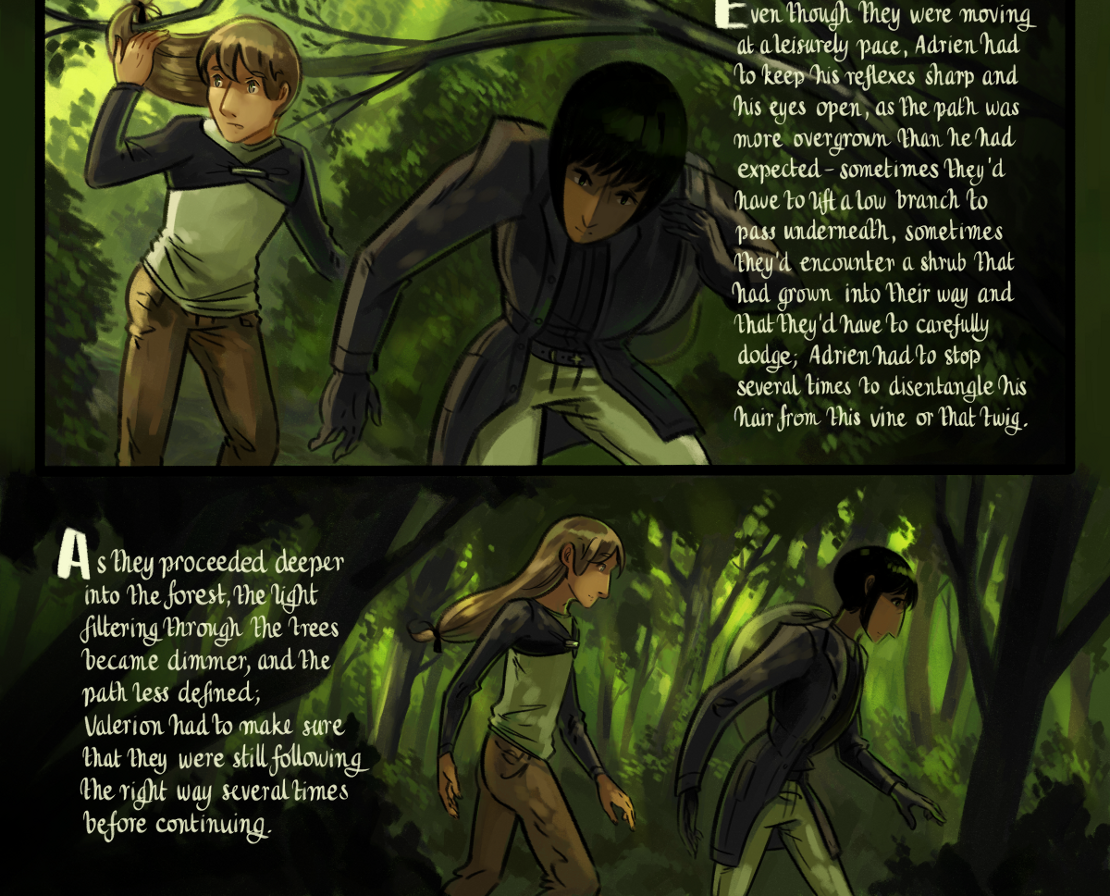 The Gifts of Darkness - Episode 7, Page 11: Chapter 7: The clearing in the woods